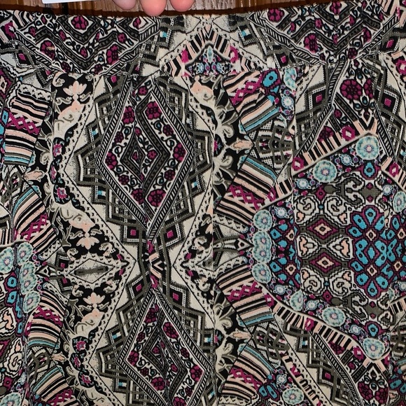 Maurices Multicolor & Multi Print Pull On Stretch Waist Chiffon Midi Skirt - Picture 12 of 15